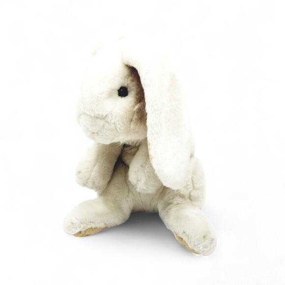 GUND Bunny Rabbit Floppy Eared White w/ Tan Ears #43939 - Picture 3 of 9